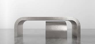 Available as a coffee table or a desk. Waterfall Coffee Tables Shine By S H O