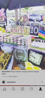 Sungai buloh merupakan kawasan yang sibuk dan banyak tempat menarik untuk dilawati. Pasar Malam Pembekal Kek Lapis Dessert By Tapawteam Facebook