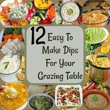 Easy To Make Dips For Your Grazing Table Recipes Appetizers And Snacks Grazing Platter Ideas Charcuterie Recipes