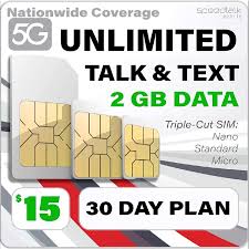 Just activate the sim online at h2owirelessnow.com and select an unlimited plan. Amazon Com 2gb 5g 4g Lte Data Unlimited Call Talk Text Sms Gsm Sim Card 30 Days Nationwide Service