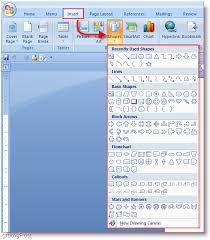 how to make a flow chart in microsoft word 2007