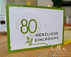 Geburtstagseinladung 3 Caros Bastelbude Einladung 80 Geburtstag Einladung Geburtstag 80 Geburtstag