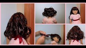 This hairstyle is so easy and a stylish way to get your doll's hair out of her eyes. Easy Ag Hairstyles Layered Or Short Doll Hair Youtube