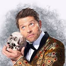 My painting of lovely Misha : r/Supernatural