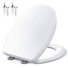 Toilet Seat Mujiushi Soft Close Toilet Seats With Non Slip Seat Bumpers Metal Screw Bolts
