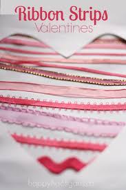 I like to gather handmade valentine ideas every year to use for my boys. Ribbon Heart Valentines Cards Happy Hooligans