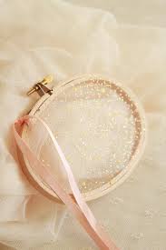 Porte Alliance Bois Tambour Glitter Ovale Ring Holder Wedding Wedding Rings Alliance Ring
