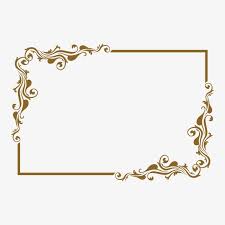Classical Pattern Frame Decor Flower Frame Royal Frame