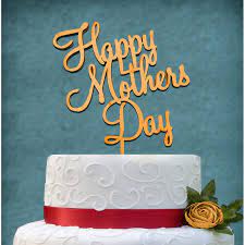 Make mom proud with this brightly colored raspberry vanilla cake and cool piping hack. Amonogramartunlimited Happy Mother S Day Cake Topper Wayfair