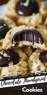 Chocolate Thumbprint Cookies In 2020 Dessert Recipes Easy Delicious Cookie Recipes Chocolate Thumbprint Cookies