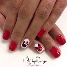 Pin By The Nail Lounge On Nail Art Mickey Nails Disney Nails Christmas Gel Nails
