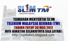 Skim latihan 1malaysia (slim) telekom malaysia 2016/2017. Skim Latihan 1 Malaysia Sl1m Telekom Malaysia Berhad Tm Cute766