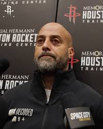 Enough said. , Rockets GM Rafael Stone addressed media Monday at the  Memorial Hermann