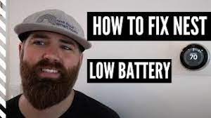 How to change nest thermostat battery. Nest Low Battery Fix Youtube