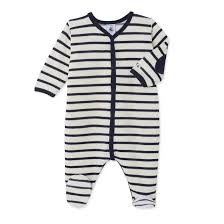 Ce Dors Bien Bebe Confectionne En Velours De Coton Affiche La Rayure Mariniere Chere A Petit Bateau Le Pyjam Pyjama Bebe Pyjama Petit Bateau Pyjama Bebe Fille