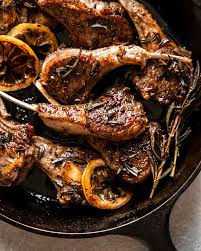 The drier you can get the meat the more that marinade will soak in and the better the meat will brown. Easy Pan Fried Lamb Chops With Fennel Rosemary Zestful Kitchen