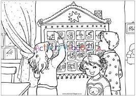 Best free coloring pages for kids & adults to print or color online as disney, frozen, alphabet and more printable coloring book. Advent Calendar Colouring Page For Kids