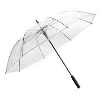 Liberty Importslarge Clear Umbrella Rain Windproof Transparent Auto Open  Long Stick Umbrella For Photo Prop Travel Outdoor Events