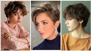 Attractive Gorgeous Short Pixie haircuts for girls and women