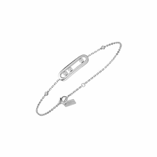 La créatrice aime, dans ses collections, imaginer les bijoux diamant craquez également pour les bijoux de luxe pour homme messika alliant titane et diamant ! Messika White Gold With Diamonds Bracelet Baby Move 3605mk04324 Wg Pere Quera 1887