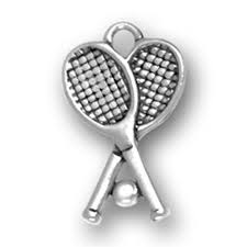 Unfollow ball charm bracelet to stop getting updates on your ebay feed. Auntie S Treasures Sterling Silver 7 4 5mm Charm Bracelet With Attached Two Tennis Rackets With Tennis Ball Charm Walmart Com Walmart Com