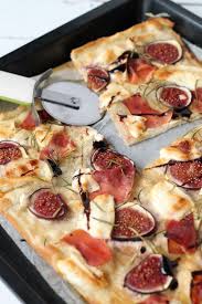 Flammkuchen Mit Feigen Ziegenkase Ziegenkase Flammkuchen Feigen
