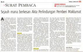 Akta antipemerdagangan orang 2007 suatu akta untuk mengadakan peruntukan bagi kesalahan pemerdagangan orang, perlindungan dan bantuan orang yang diperdagangkan, penubuhan majlis bagi antipemerdagangan. Sejauh Mana Berkesan Akta Perlindungan Pemberi Maklumat Kheru2006 Livejournal