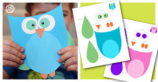 The owl paper craft can be also used as a showpiece. Super Cute Printable Owl Craft To Print Cut Glue Kids Activities Blog