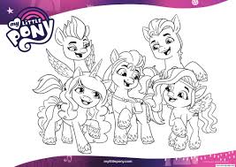 There are tons of great resources for free printable color pages online. My Little Pony A New Generation Mlp 5 Coloring Pages Printable