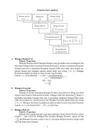 Apakah siswa dapat belajar eksponen dan logaritma? Top Pdf A Bilangan Rasional â„š Eksponen Dan Logaritma 123dok Com