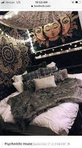 Pin By Kaitlyn Hart On Apt Bohemian Bedroom Decor Boho Hippie Bedroom Hippy Bedroom