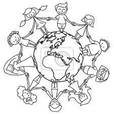 Circulos animados para colorear / dibujos de conejos para colorear ☆ imágenes para imprimir. Circulo Infantil Para Colorear La Tierra Pinturas Para La Pared Cuadros Sin Limites Clipart Amalgamacion Myloview Es