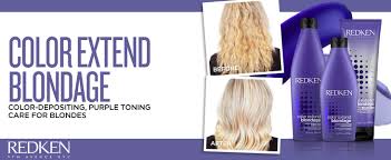 Discover the latest hair colour & styling trends and inspiration from the leading professional salon haircare brand. Amazon Com Redken Color Extend Blondage Color Depositing Purple Shampoo For Blonde Hair 10 1 Ounce Premium Beauty