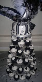 Black And White 21st Birthday Party Ideas Black White And Silver Masquerade 21st Birthday Cake And Cupcakes Masquerade Theme Sweet 16 Masquerade Party Masquerade Ball Party