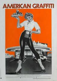 American Graffiti 1973 Ron Howard Filmposter Reprint 19x12 5 Etsy American Graffiti Graffiti Movie Posters Vintage