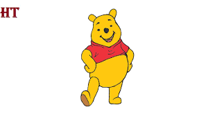 Complete the arm and legs sticks to give them form and mass around the sticks that you drew in the previous step. How To Draw Winnie The Pooh Easy For Beginners