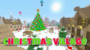 Minecraft Christmas Village Showcase Minecraft Christmas Minecraft Christmas Village