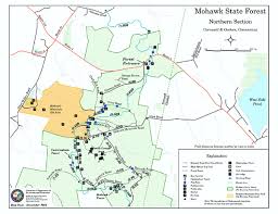 Mohawk trail state forest is a publicly owned forest with recreational features located in the towns of charlemont, hawley, and savoy, massachusetts. Mohawk Trail State Forest Map Novocom Top