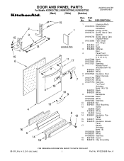 You can also browse the most common parts for kitchenaid dishwasher model kdte334gps0. Kitchenaid Kudk03ctwh3 Parts Kudk03ctwh 24 Inch Full Console Dishwasher