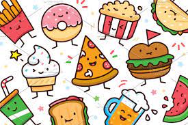 Food Doodle Toolkit Cute Food Drawings Cute Doodles Food Doodles