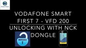 Frp lock is successfully reseted! How To Unlock Vodafone Smart First 7 Vfd 200 With Nck Donlge Box Youtube