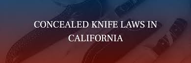What Are California S Knife Laws