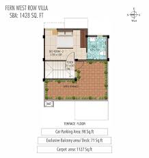Row house plans in 2000 sq ft. 2 3 4 Bhk Villas In Omr Chennai Villas Floor Plan