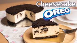Oreo Cheesecake Tak Perlu Bakar Tanpa Telur Sedapnyaa Macam Aiskrim Di 2020 Kue Keju Oreo Resep