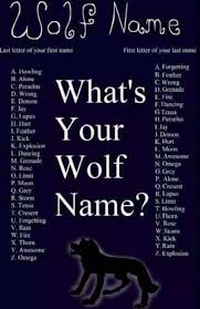 What S Your Wolf Name Wolf Name Funny Names Names Werewolf name anime wolf drawing wolf spirit animal fantasy wolf animal drawings wolf drawings mystique fox art anime animals. wolf name funny names