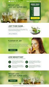 Pin On Green Tea Weight Loss Landing Page Design