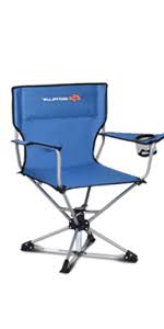 Swivel black faux leather recliner chair. Amazon Com Goplus Swivel Camping Chair W Cup Holder Carrying Bag Foldable 360 Degree Free Rotation Chair For Fishing Picnic Hiking Blue Sports Outdoors
