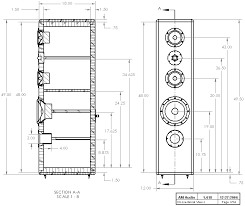 Diy Hi Vi Mtmw 3 Way Tower Enclosure Plan Speaker Plans Speaker Projects Speaker Box Design