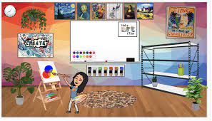 Maybe you would like to learn more about one of these? Virtual Bitmoji Art Classroom On Google Slides Art Classroom Classroom Virtual Classrooms
