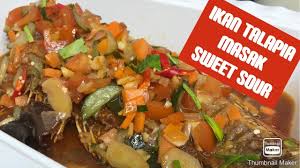 Nasi minyak kambing perap pak mat western. Ikan Talapia Masak Sweet Sour Youtube